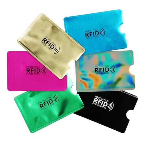 Off-Block RFID Schutzhüllen Color Set Schutzhüllen 6er Set NFC Blocker EC Schutz Etui Neueste Generation 2024 Schutz vor Datendiebstahl und Datenklau Zur Abschirmung Ihrer Chipkarten Off-Block RFID Schutzhüllen Color Set Schutzhüllen 6er Set NFC Blocker EC Schutz Etui Neueste Generation 2024 Schutz vor Datendiebstahl und Datenklau Zur Abschirmung Ihrer Chipkarten von OFF-Products