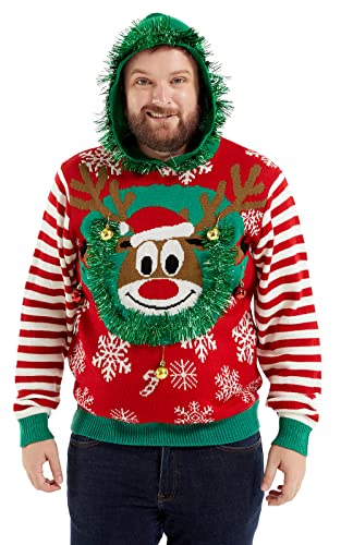 Herren Unisex Lustig Pullover für Weihnachten Strickpullis für Weihnachtsparty SweaterThat's A Festive Wrap3XL von OFF THE RACK