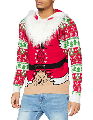 Off The Rack Unisex Christmas Sweater Pullover, Fat Fluffy Santa Feels, XXL von OFF THE RACK