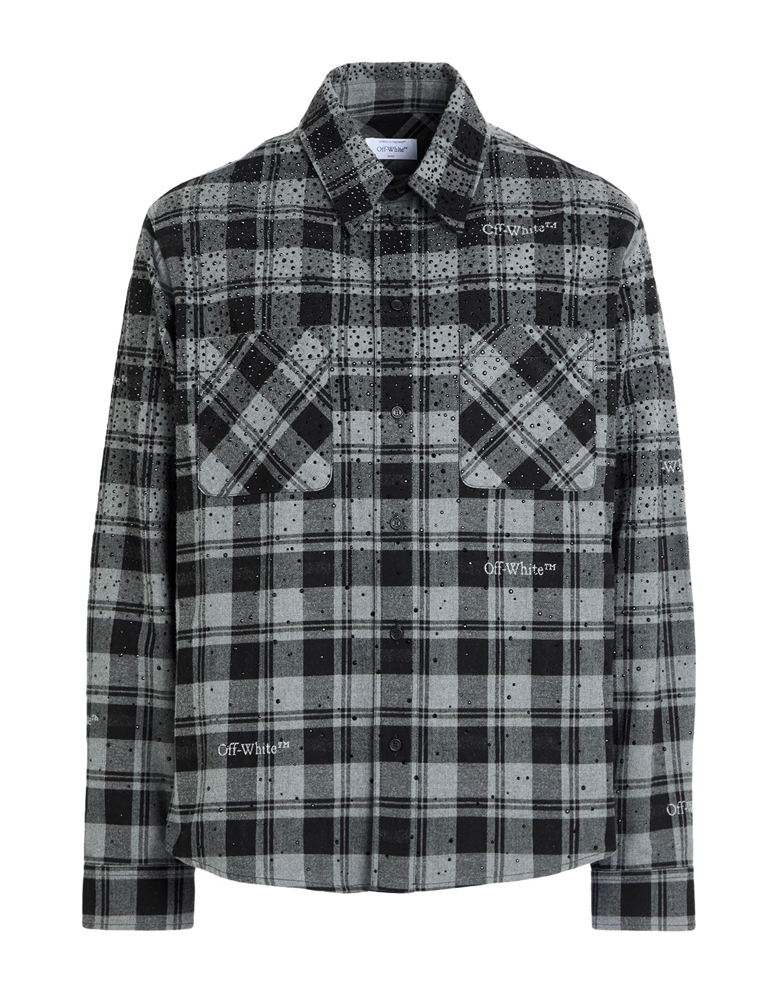 OFF-WHITE™ Hemd Herren Grau von OFF-WHITE™