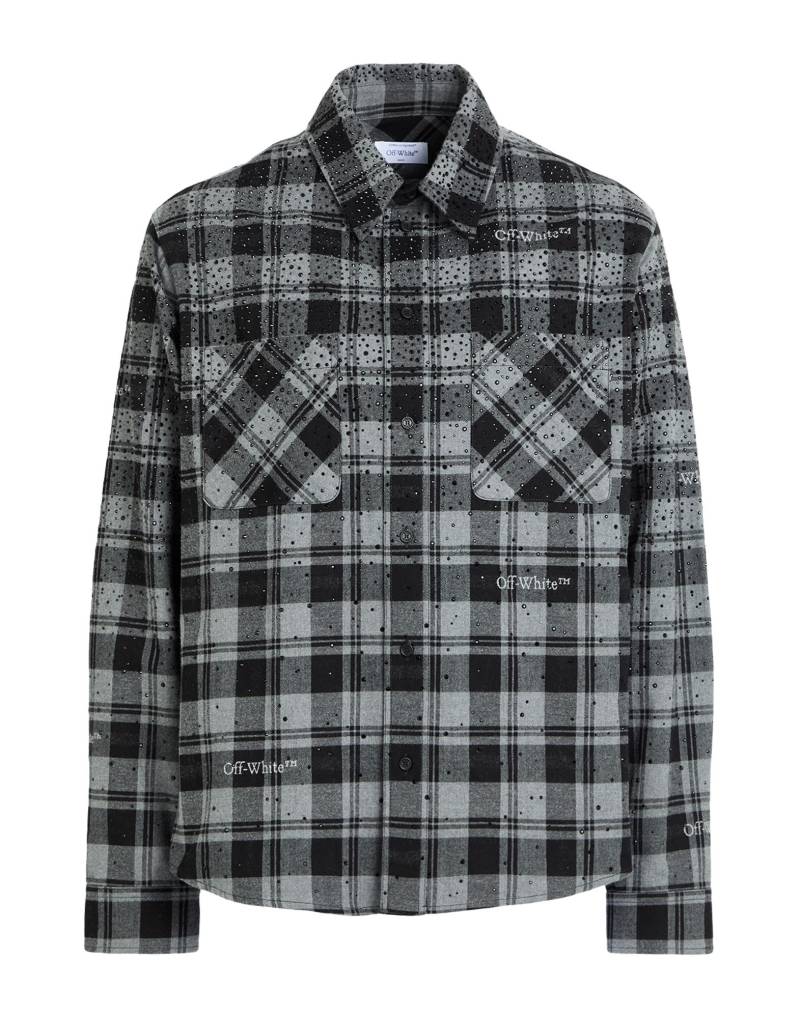 OFF-WHITE™ Hemd Herren Grau von OFF-WHITE™