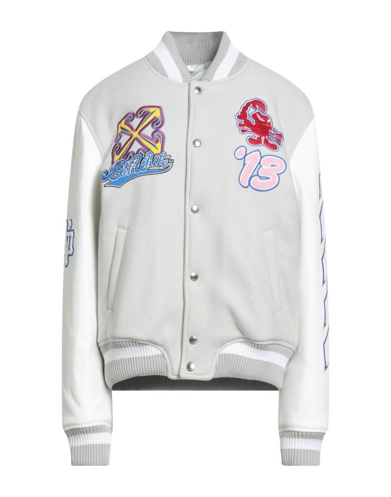 OFF-WHITE™ Jacke & Anorak Damen Hellgrau von OFF-WHITE™