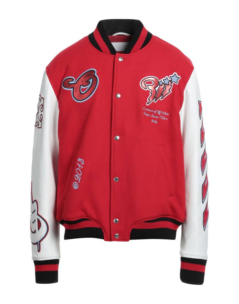 OFF-WHITE™ Jacke & Anorak Herren Rot von OFF-WHITE™