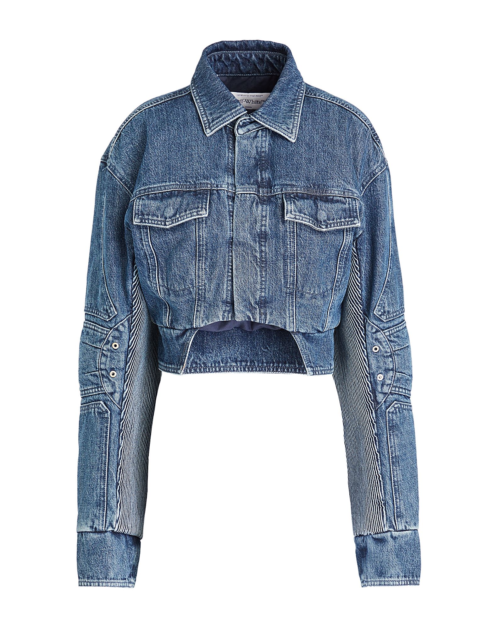 OFF-WHITE™ Jeansjacke/-mantel Damen Blau von OFF-WHITE™