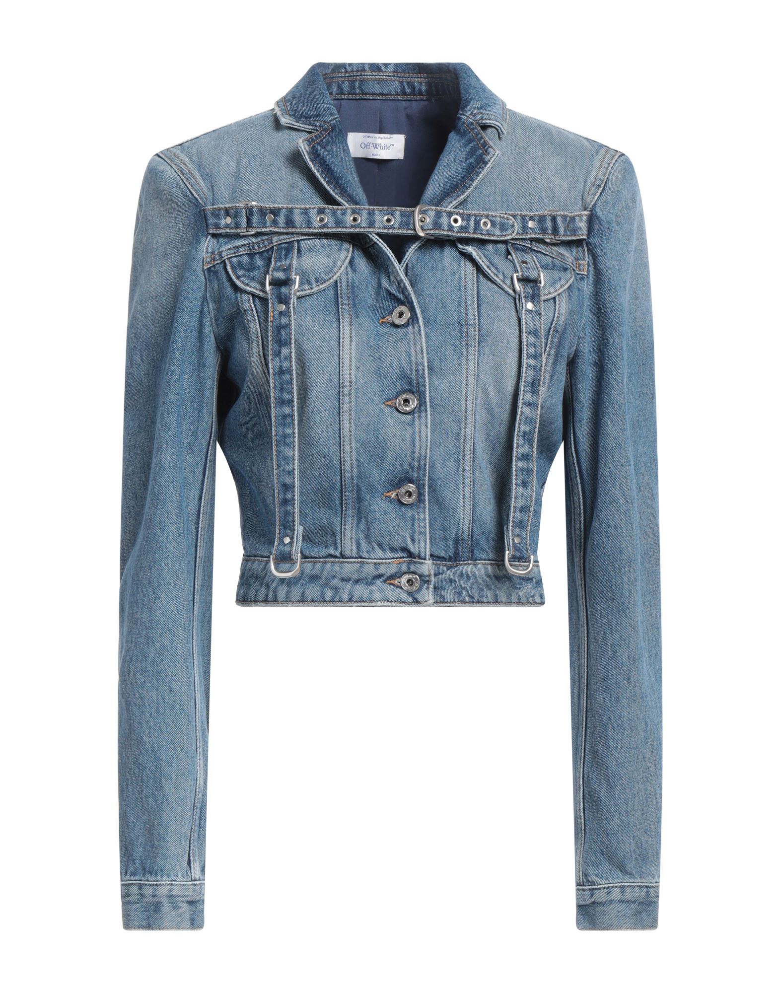 OFF-WHITE™ Jeansjacke/-mantel Damen Blau von OFF-WHITE™