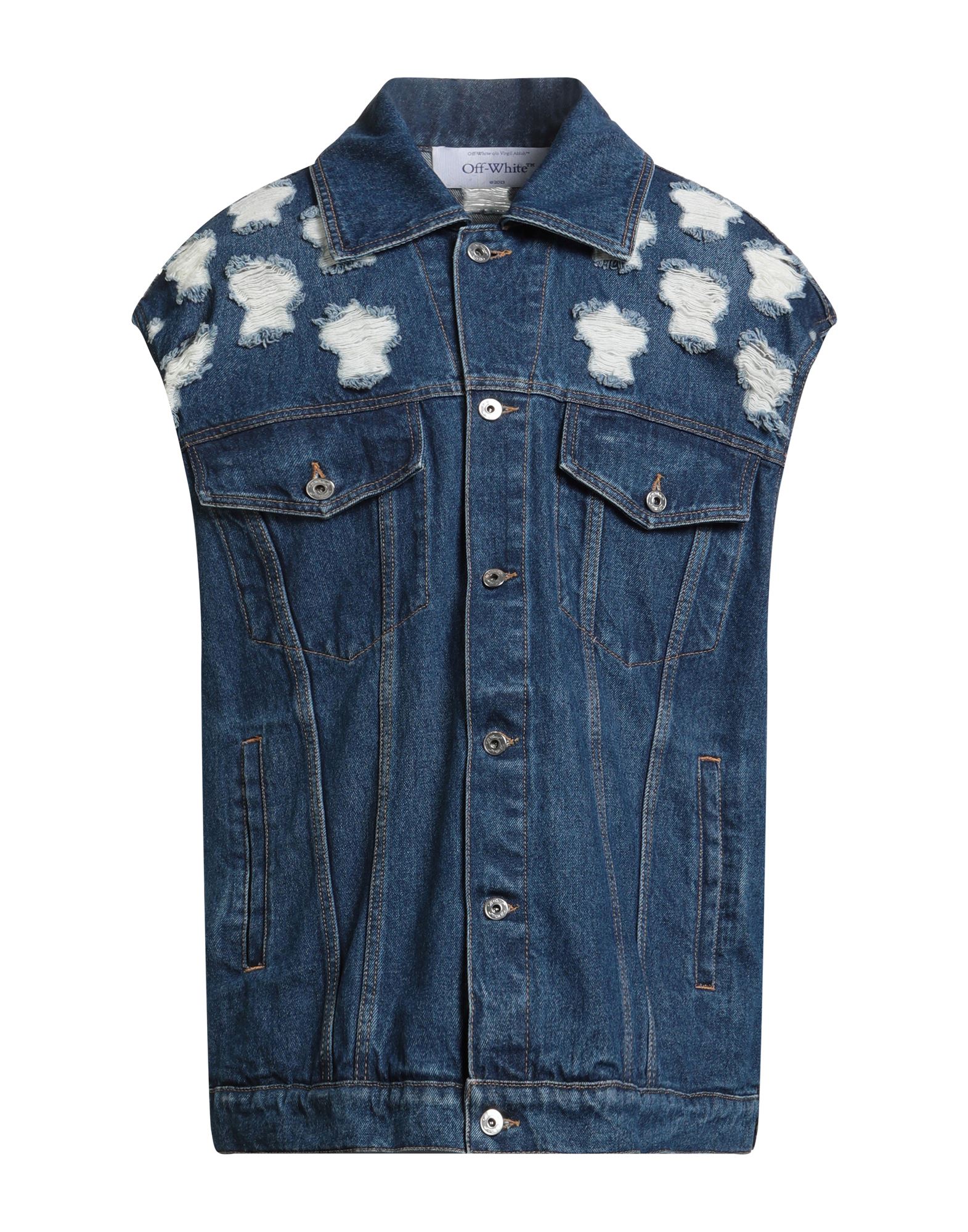 OFF-WHITE™ Jeansjacke/-mantel Herren Blau von OFF-WHITE™