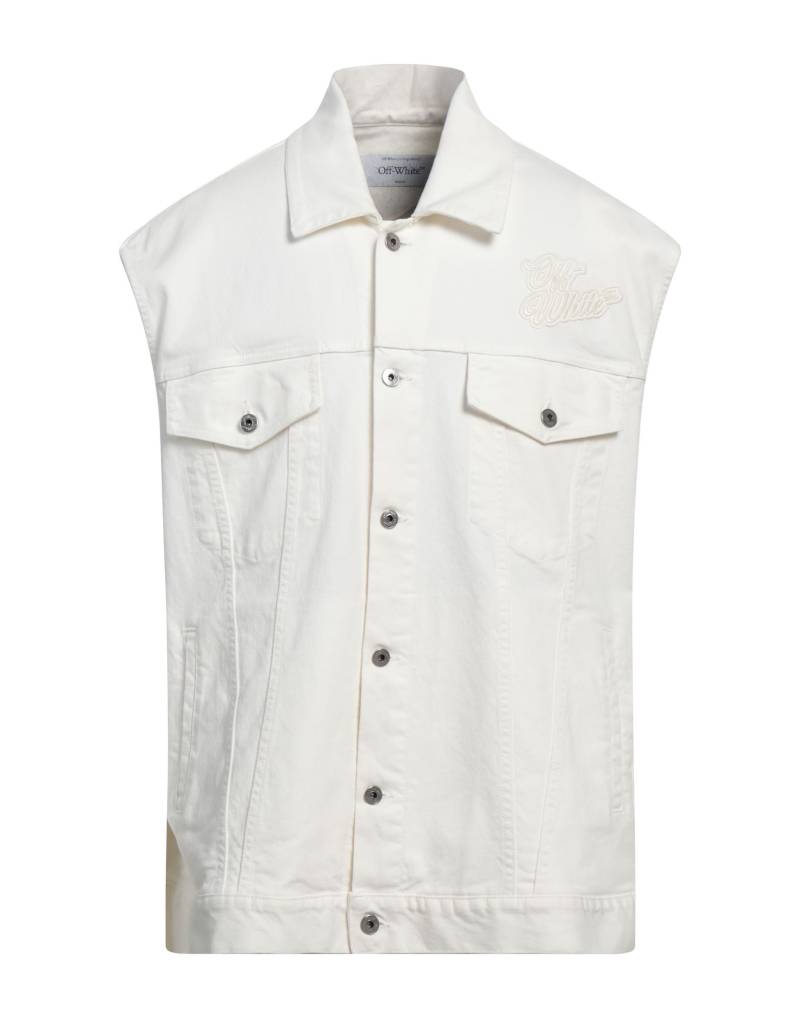 OFF-WHITE™ Jeansjacke/-mantel Herren Weiß von OFF-WHITE™
