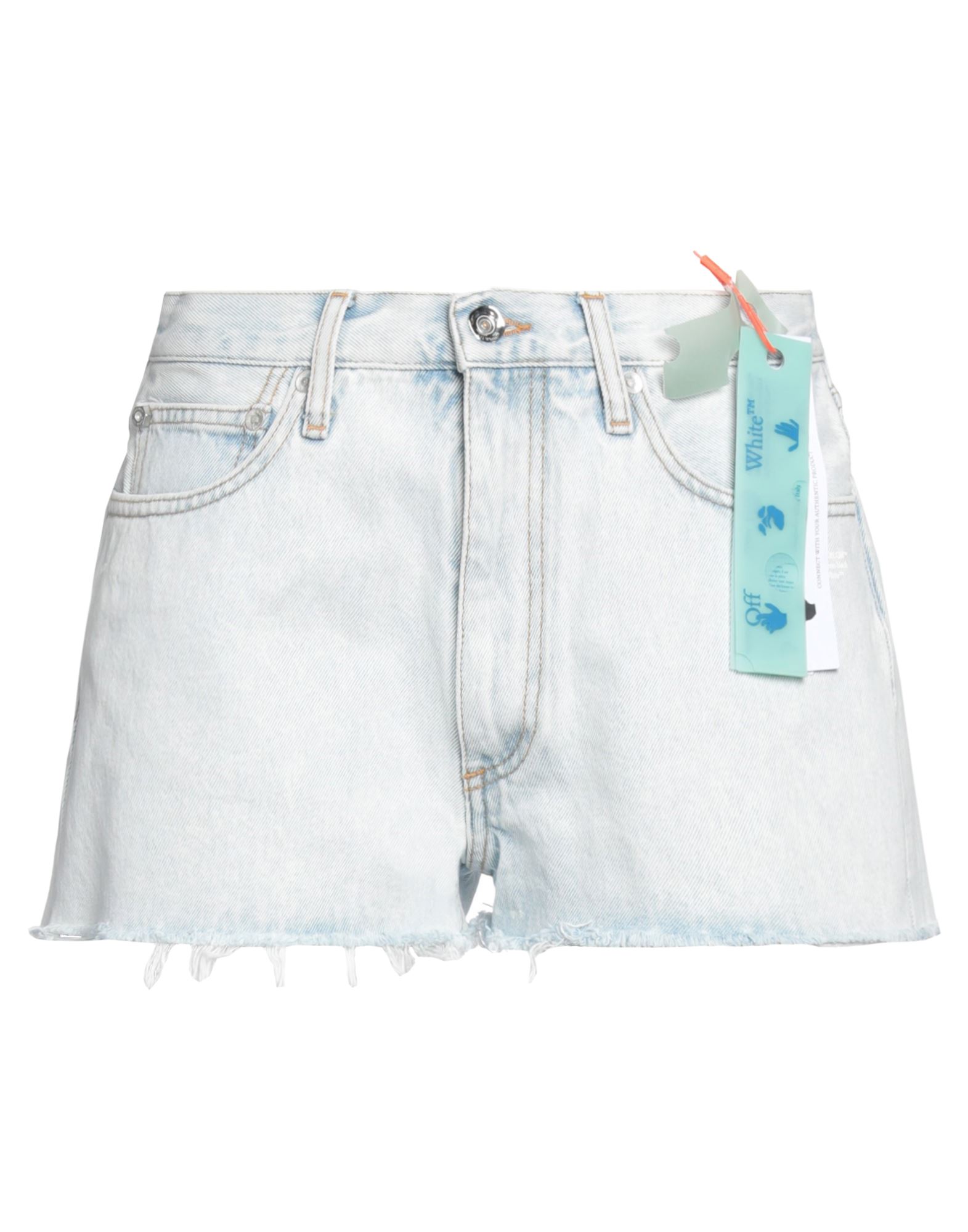 OFF-WHITE™ Jeansshorts Damen Blau von OFF-WHITE™