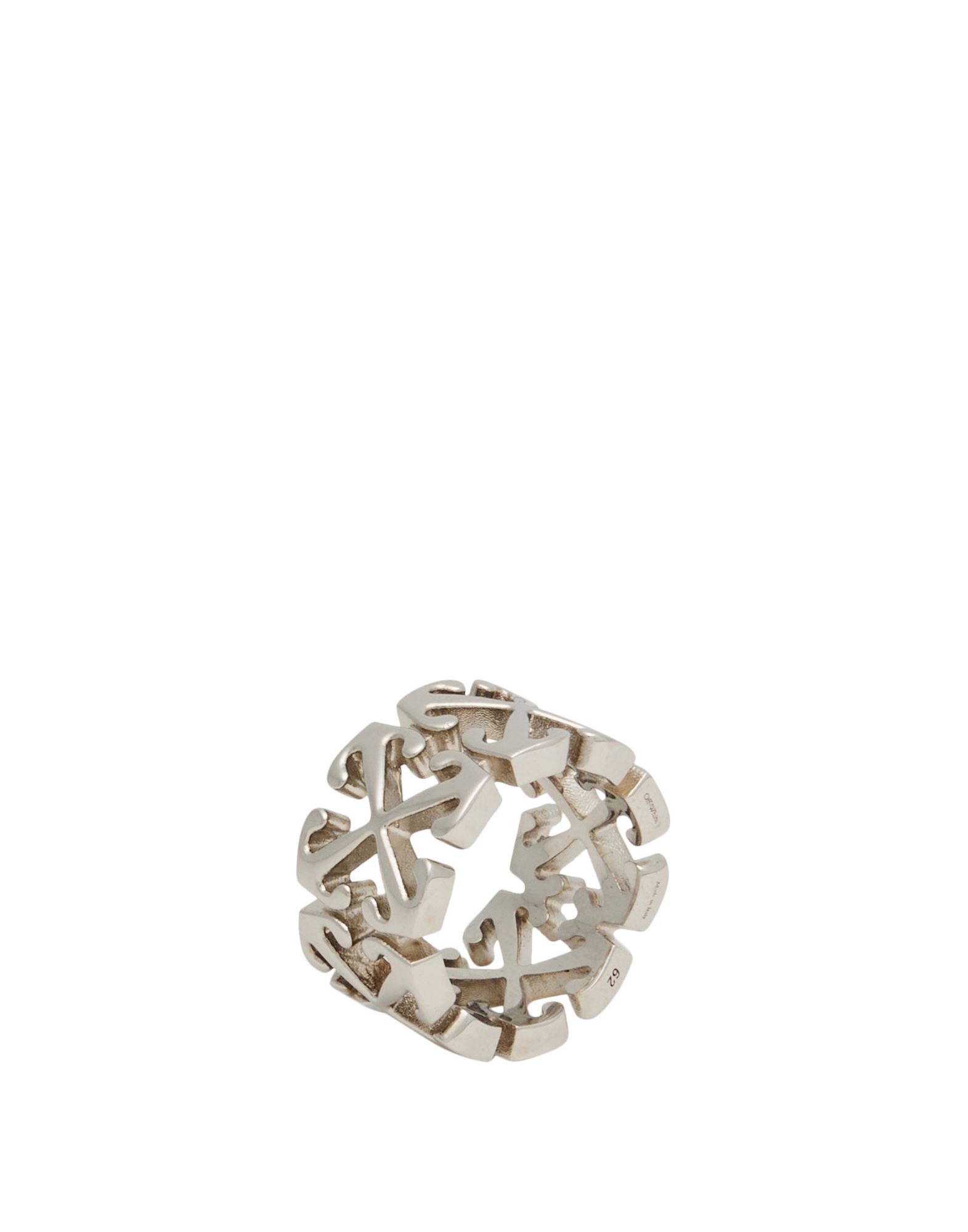 OFF-WHITE™ Ring Herren Silber von OFF-WHITE™