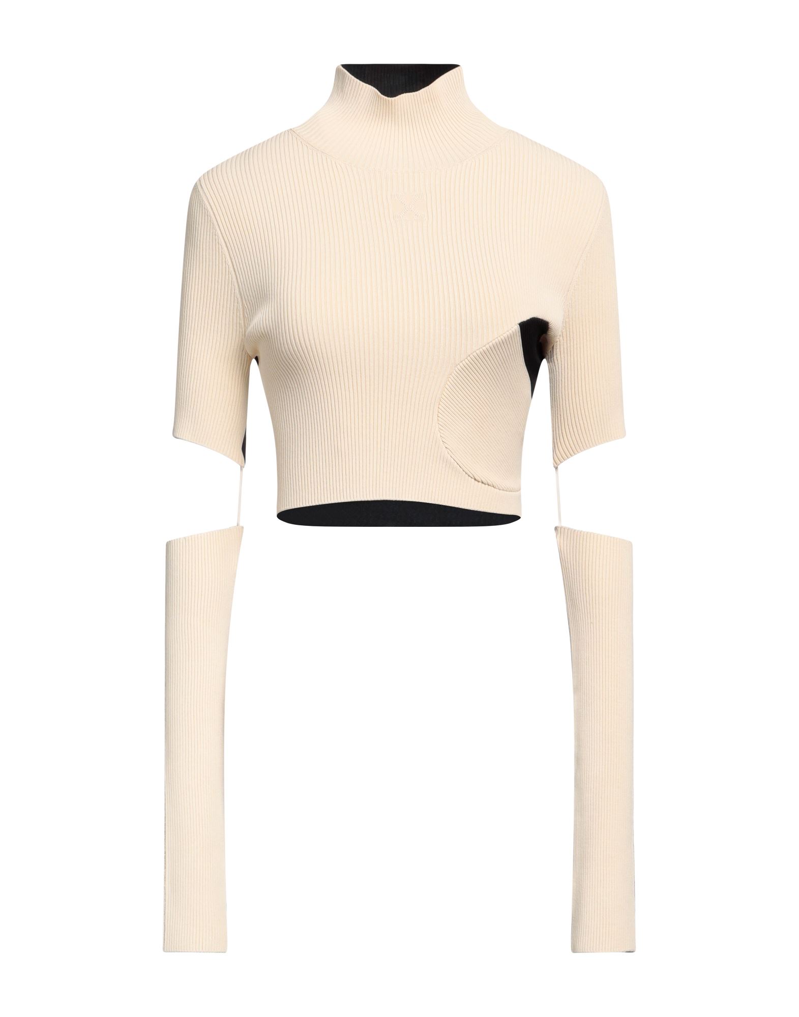 OFF-WHITE™ Rollkragenpullover Damen Beige von OFF-WHITE™