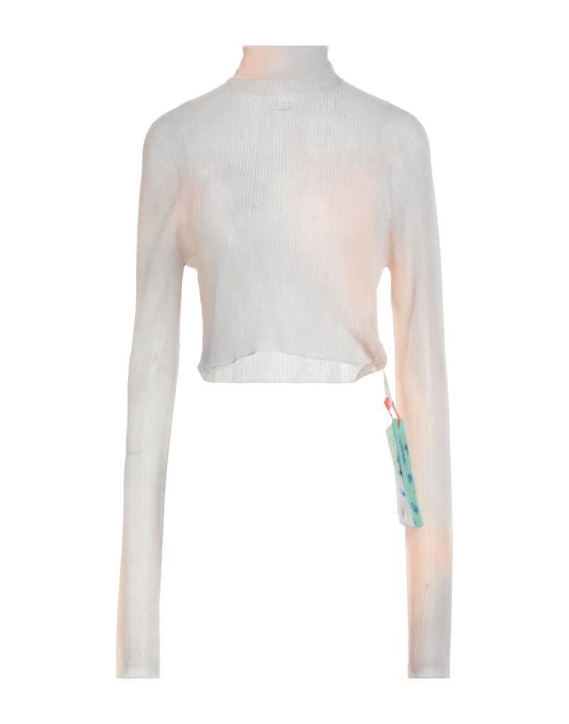 OFF-WHITE™ Rollkragenpullover Damen Hellgrau von OFF-WHITE™