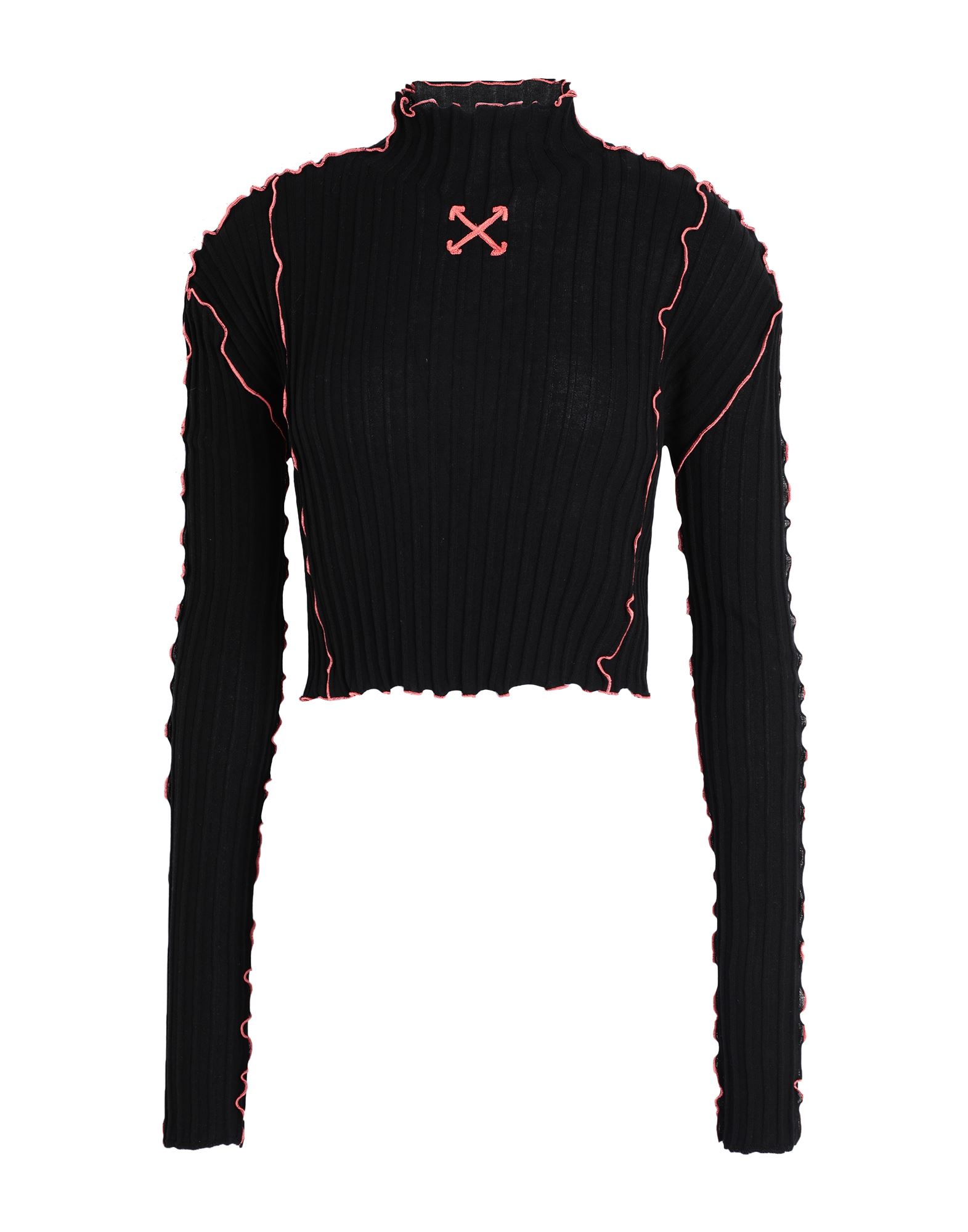 OFF-WHITE™ Rollkragenpullover Damen Schwarz von OFF-WHITE™