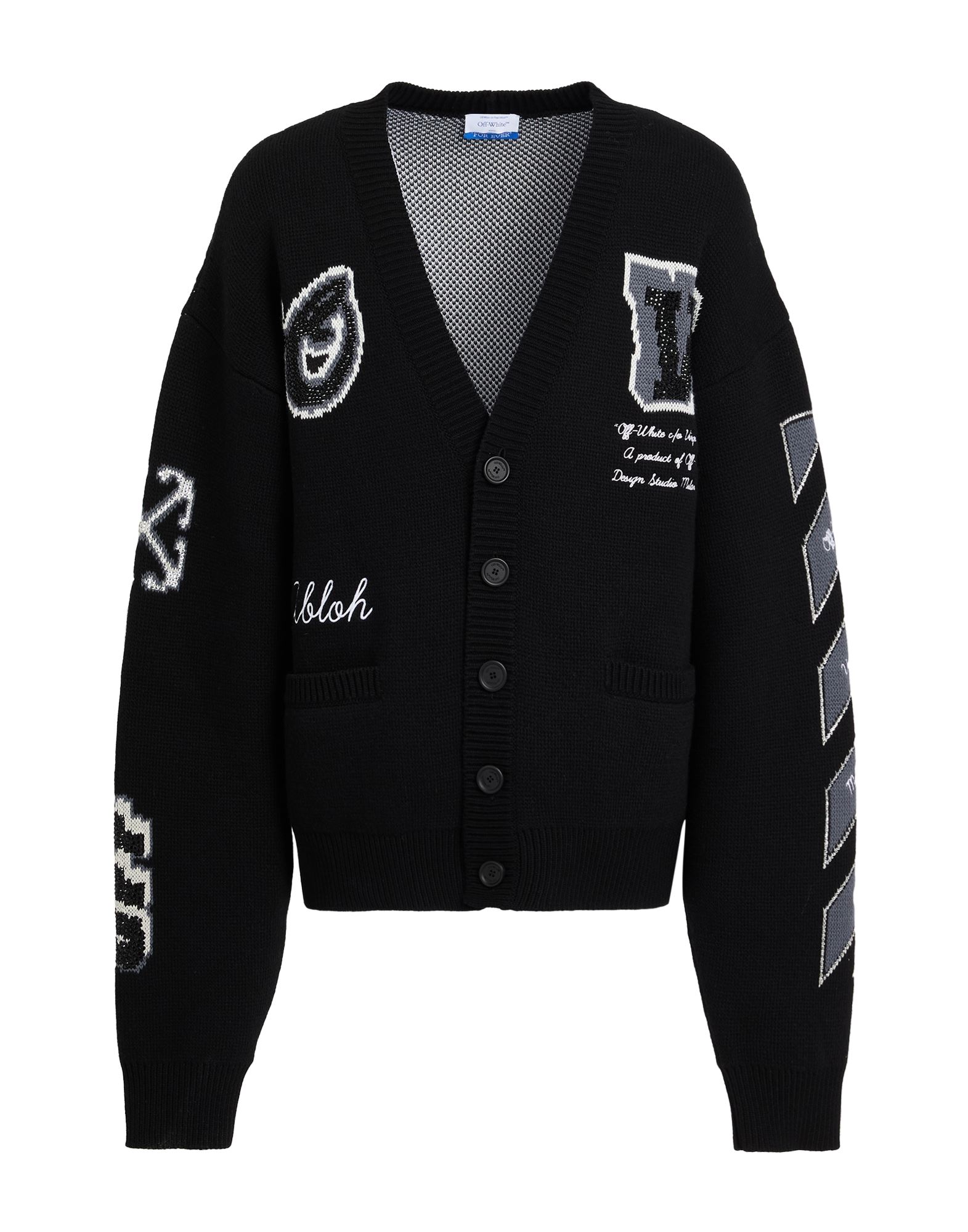 OFF-WHITE™ Strickjacke Herren Schwarz von OFF-WHITE™