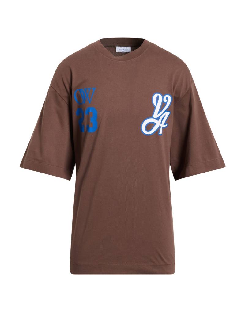 OFF-WHITE™ T-shirts Herren Schokobraun von OFF-WHITE™