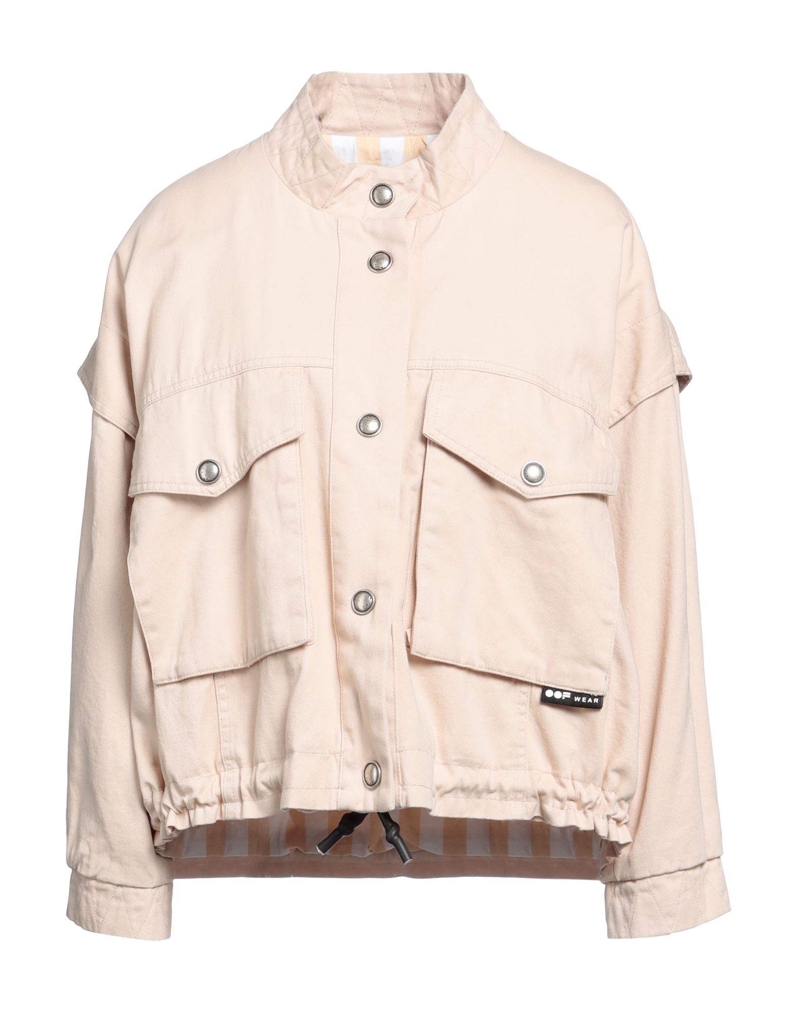 OOF Jeansjacke/-mantel Damen Beige von OOF