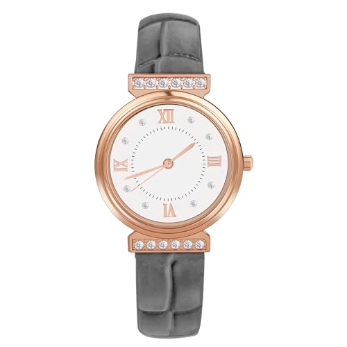 OFFCUP Damenuhr, Damen Analog Quarz Uhr mit Leder Armband, Uhren Damen Diamant Einfache Business Klassische Armbanduhr Lässig Quarzuhr Kleideruhr, 3 Zeiger -Grau OFFCUP Damenuhr, Damen Analog Quarz Uhr mit Leder Armband, Uhren Damen Diamant Einfache Business Klassische Armbanduhr Lässig Quarzuhr Kleideruhr, 3 Zeiger -Grau von OFFCUP