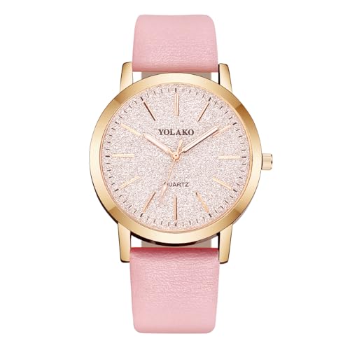 OFFCUP Damenuhr, Damen Analog Quarz Uhr mit Leder Armband, Uhren Damen Einfache Business Klassische Armbanduhr Lässig Quarzuhr Kleideruhr, 3 Zeiger, 39 mm Gehäusegröße -Rosa OFFCUP Damenuhr, Damen Analog Quarz Uhr mit Leder Armband, Uhren Damen Einfache Business Klassische Armbanduhr Lässig Quarzuhr Kleideruhr, 3 Zeiger, 39 mm Gehäusegröße -Rosa von OFFCUP