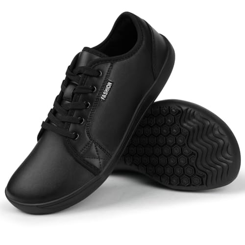 OFFCUP Herren Barfußschuhe, Traillaufschuhe Breite Barfuss Schuhe Herren Turnschuhe, Walkingschuhe Minimalistische Laufschuhe mit Breite Zehenbox und Zero-Drop-Sohle Gr.40-45 von OFFCUP
