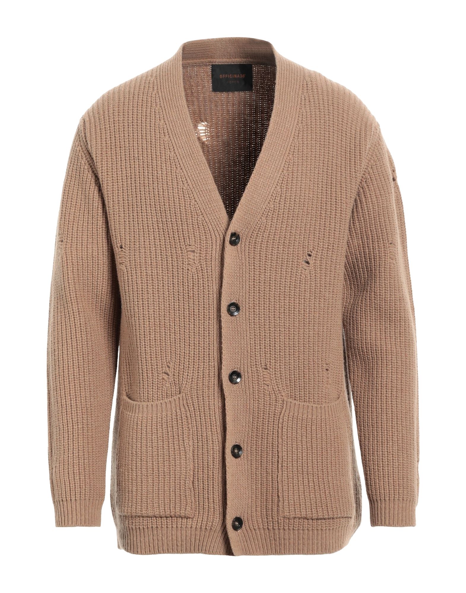 OFFICINA 36 Strickjacke Herren Kamel von OFFICINA 36