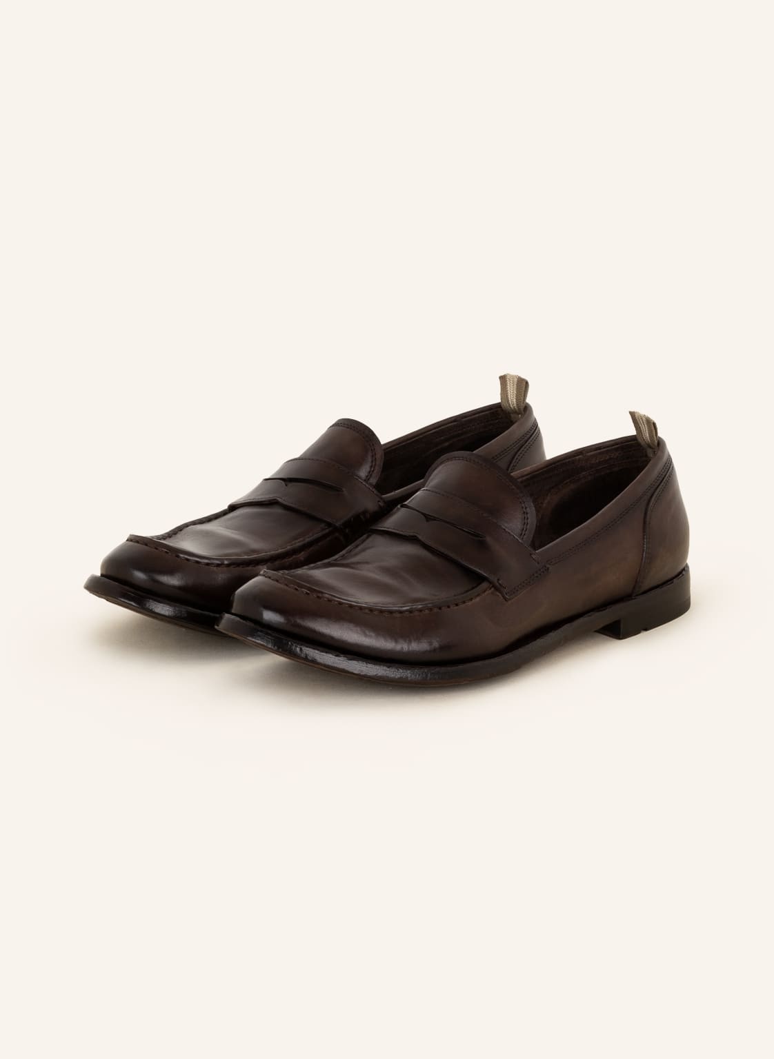 Officine Creative Penny-Loafer Anatomia braun von OFFICINE CREATIVE