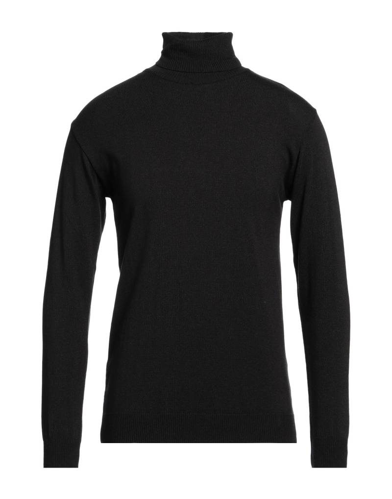 OFFICINE DEL CASHMERE Rollkragenpullover Herren Schwarz von OFFICINE DEL CASHMERE