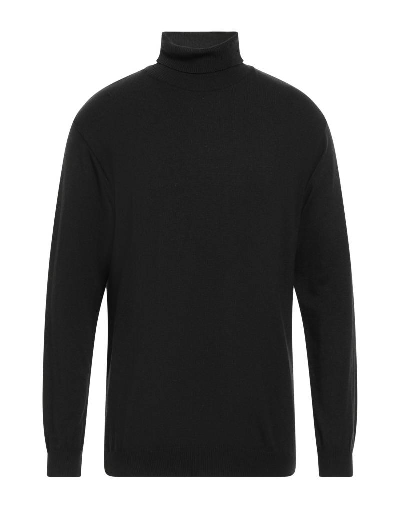 OFFICINE DEL CASHMERE Rollkragenpullover Herren Schwarz von OFFICINE DEL CASHMERE