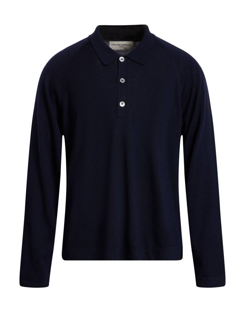 OFFICINE GÉNÉRALE Pullover Herren Marineblau von OFFICINE GÉNÉRALE
