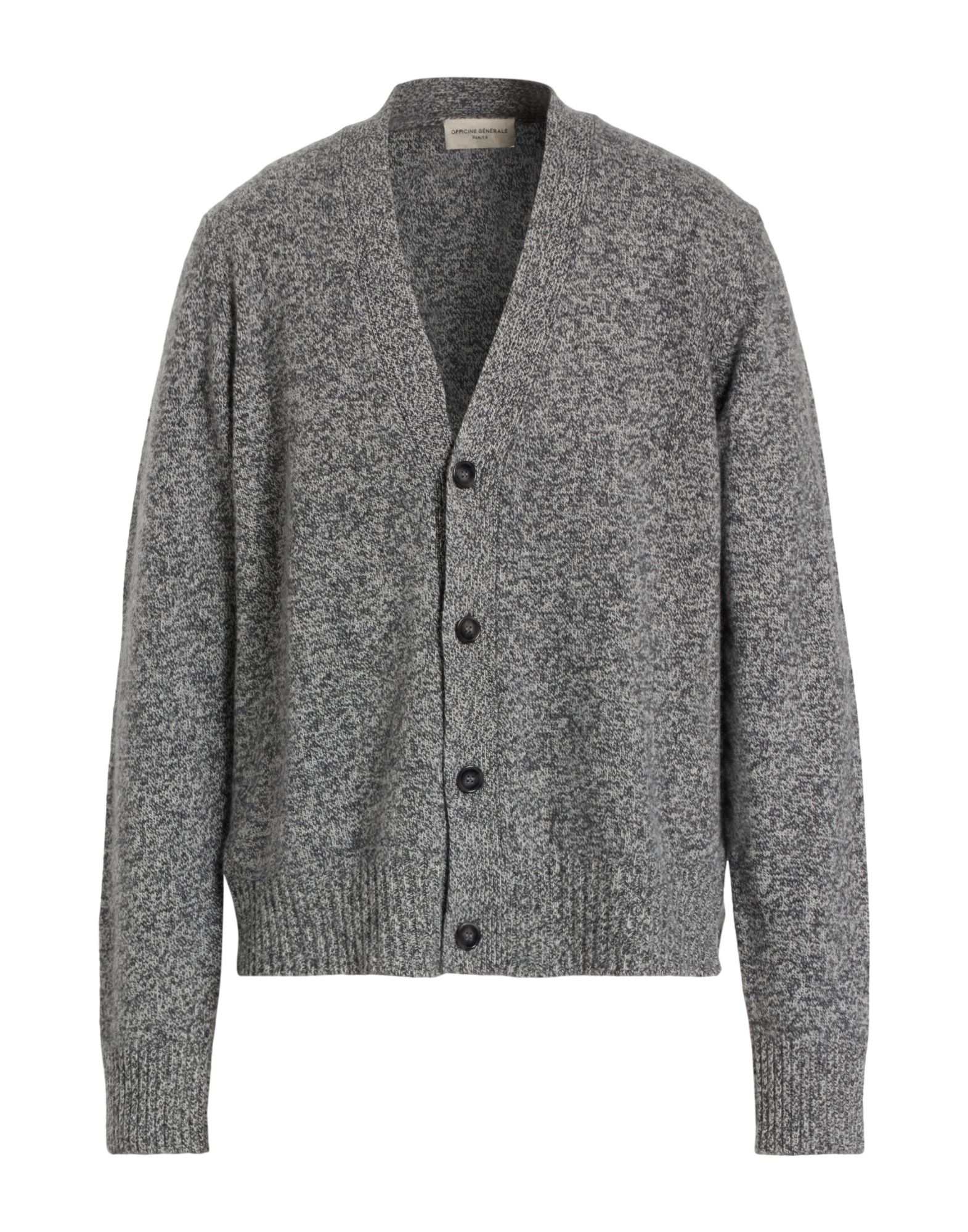 OFFICINE GÉNÉRALE Strickjacke Herren Braungrau von OFFICINE GÉNÉRALE