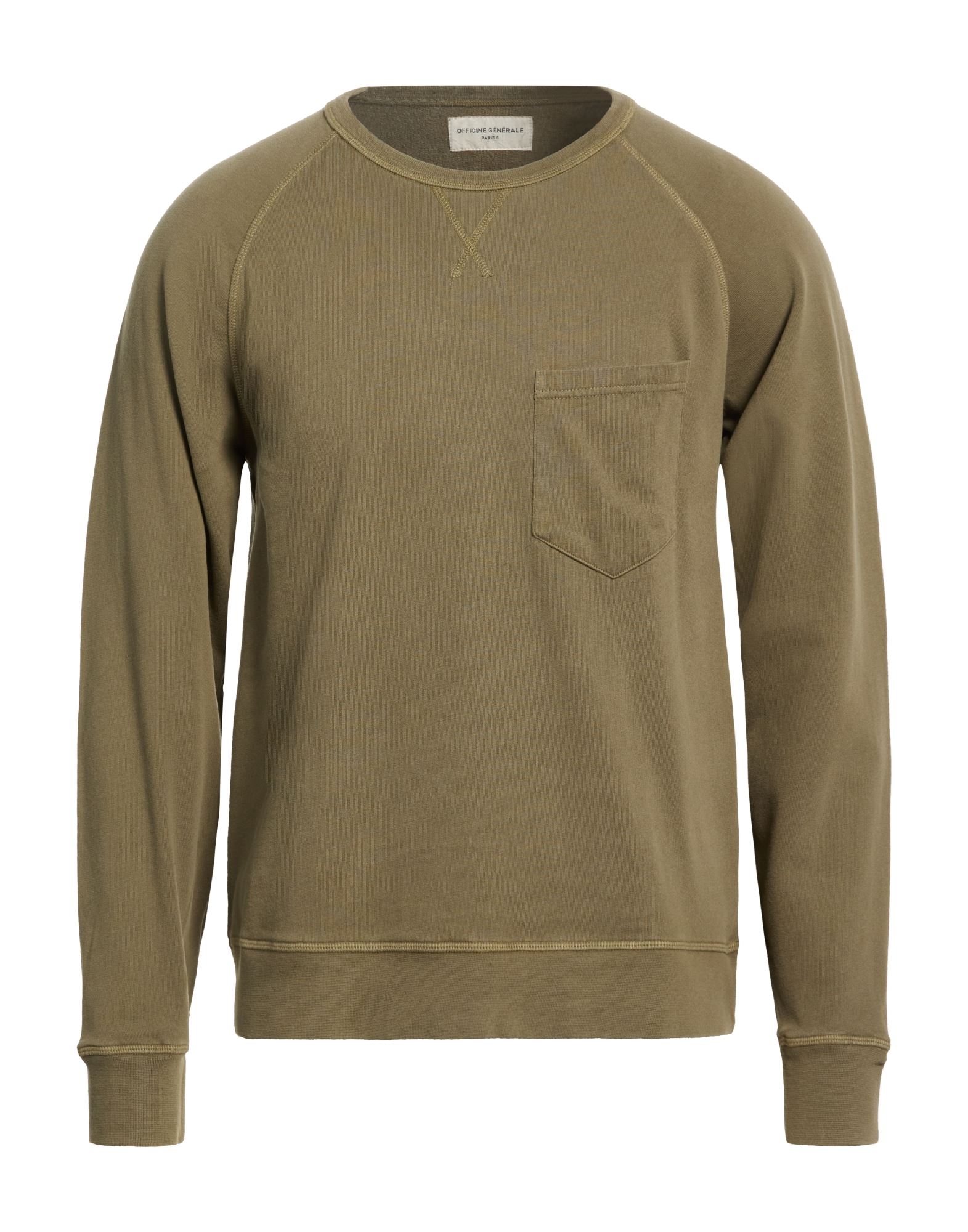 OFFICINE GÉNÉRALE Sweatshirt Herren Militärgrün von OFFICINE GÉNÉRALE