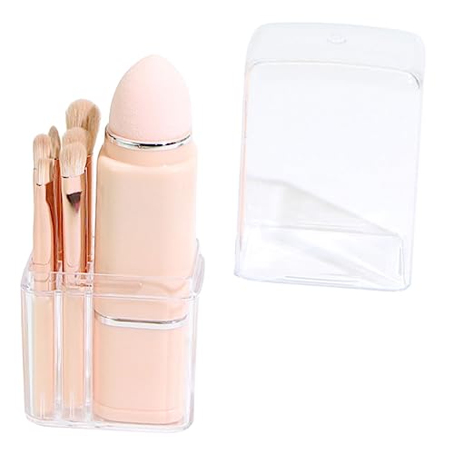 OFFIGAM Make Up Satz Tragbarer Kosmetikpinsel für Lidschatten und Lippen Multifunktionales Pinselset mit Teleskop Design Kompakt und Leicht für Unterwegs von OFFIGAM