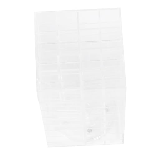 OFFIGAM 1stück Acryl Lippenstift Organizer Mit Fächern Drehbarer Make-up Ständer Für Schreibtisch Robuster Und Platzsparender Lippen Gloss Aus Hochwertigem Material Für von OFFIGAM