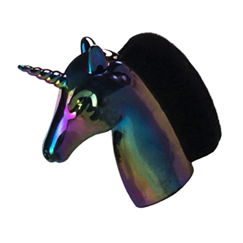 OFFIGAM Einhorn-form Kosmetikpinsel Für Make-up Puder-rougepinsel Foundation-pinsel Mit Farbigem Griff Für Frauen Und Mädchen von OFFIGAM