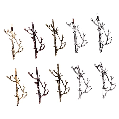 OFFIGAM 10stücke Geweihzweig Haarnadeln Mädchen Haar Clips Mode Haarnadel Accessoires Haarclips Für Alltag Und Partyfrisuren von OFFIGAM