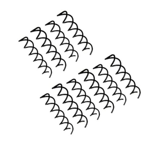 OFFIGAM 10 Stück Haartrockner Styling geformt unordentlich Clips Haarschmuck für Damen Metallhaarklammern Haarklammern für Frauen Schwarz von OFFIGAM