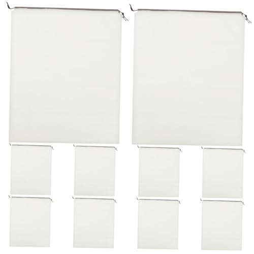 OFFIGAM 10 Stück Transparente Aufbewahrungstaschen Wiederverwendbare Schuhbeutel aus Leichtem Material für Schuhe Kosmetik Reisebedarf Staubdicht von OFFIGAM