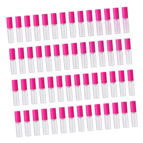 OFFIGAM 100stücke Lipgloss-flaschen Lippenflaschen Lippenbehälter Transparent Mit Abdeckung Für Damen Und Mädchen Make-up-zubehör Diy-kosmetikbehälter Langlebig Und Sicher von OFFIGAM