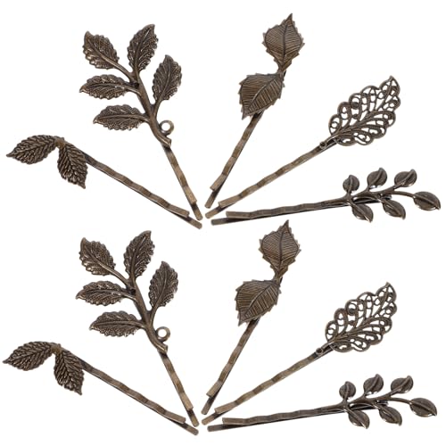 OFFIGAM 10stücke Haarnadeln Vintage-haarnadel Retro-haarspange Bronze-haarschmuck Für Frauen Und Mädchen Leicht Zu Befestigen von OFFIGAM