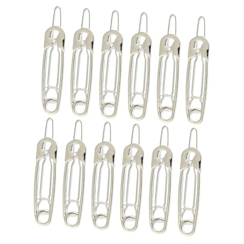 OFFIGAM 12stücke Druckknopf-haarspangen Aus Metall Sicherheitsnadel-haarklammern Für Frauen Und Mädchen Haarschmuck Für Verschiedene Anlässe von OFFIGAM