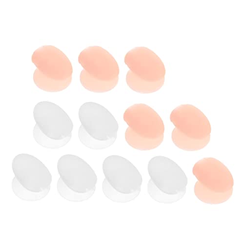 OFFIGAM 12stücke Silikon Lippenpinsel Abdeckungen Make up Pinsel Kopfschutz Organizer Kosmetikzubehör Saugnapf Design Für Reisen Und Organisation von OFFIGAM