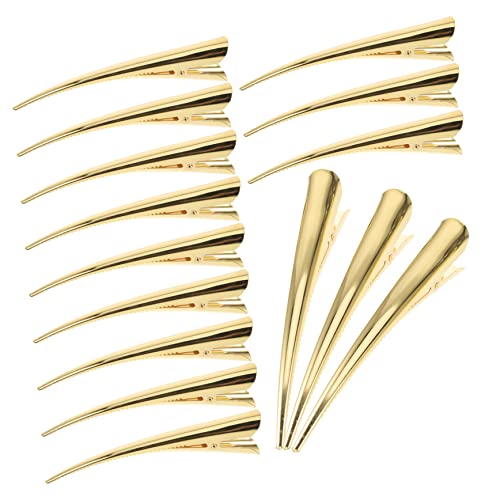 OFFIGAM 15stücke Metall Haarklammern Für Damen Flache Krokodilklemmen Haaraccessoires Haarstyling Zubehör von OFFIGAM