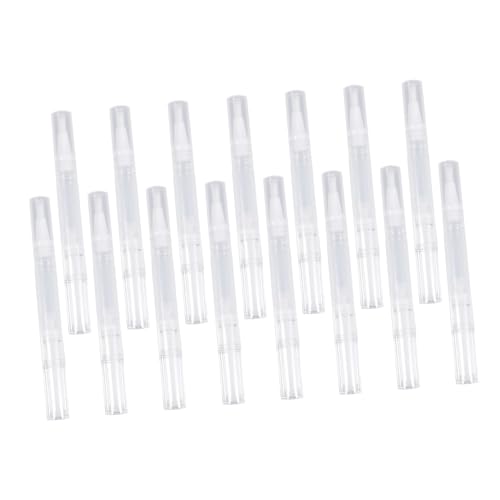 OFFIGAM 15stücke Leere Kosmetikbehälter Für Lip Gloss Transparent Nagelöl Pen Wiederbefüllbare Flüssigkeitsrohre Für Nagellack Parfüm Und Ätherische Öle von OFFIGAM