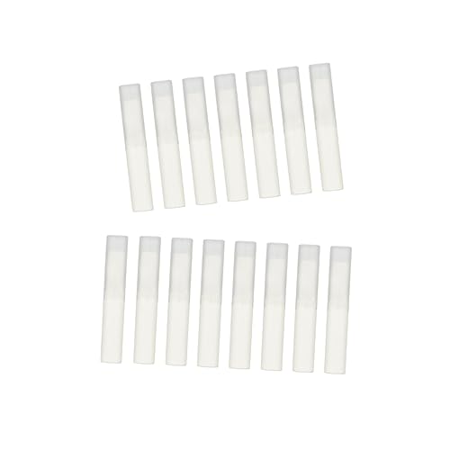 OFFIGAM 15stücke Leere Lip Gloss Röhrchen Lip Balm Behälter Aus Kunststoff Weiße Lippenpflege Tuben Für Handgemachte Lippenpflegeprodukte von OFFIGAM