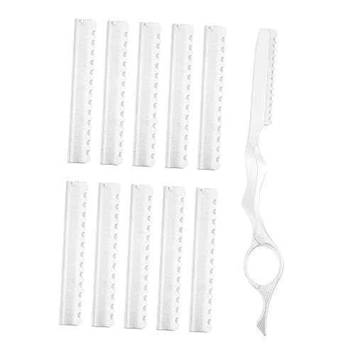 OFFIGAM Haarschneidewerkzeug Mit Ersatzklingen Rasierapparat Manueller Trimmer Für Haarstyling Und Ausdünnung Einfach Zu Tauschen Komfortabel Im Täglichen Gebrauch von OFFIGAM