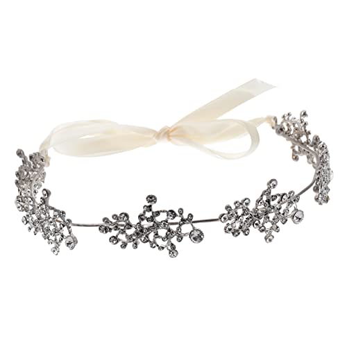 OFFIGAM 1Stück Braut Tiara Haar Ornament Hochzeit Diadem für Brautkleid Glänzend für Hochzeiten Verlobungen Partys und Besondere Anlässe von OFFIGAM