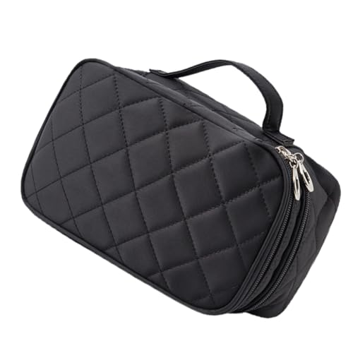 OFFIGAM 1stück Kulturtasche Mit Doppeltem Fach wasserdichte Kosmetiktasche Für Reisen Multifunktionale Make-up-Tasche Mit Spiegel Praktischer Organizer Für Toilettenartikel Und von OFFIGAM