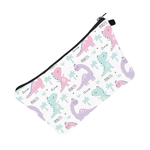 OFFIGAM 1stück Kosmetiktasche Mit Dinosaurier-Print Multifunktionale Reise Und Toilettentasche Für Damen Leicht Und Kompakt Für Outdoor-aktivitäten Dinosaurier Muster Kosmetiktasche von OFFIGAM