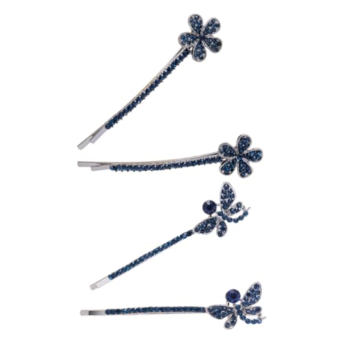 OFFIGAM 2paare Schmetterling Haarklammern Mit Strass Für Damen Elegante Haaraccessoires Für Hochzeiten Und Besondere Anlässe Für Frisuren Und Outfits von OFFIGAM