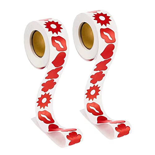 OFFIGAM 2 Rollen Sonnenbad Aufkleber Retro Handschuh Sonnenschutz Klebegel Nagelaufkleber Edelsteinaufkleber Strasssteine Bräunungsöl Pinsel Etikettengele Beutel von OFFIGAM