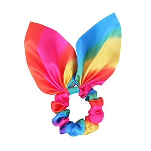 OFFIGAM 2 Stück Kaninchen -Ohrkopfkreis süße Haargummis für Mädchen Haarzubehör für Mädchen Frauenhaarzubehör Hasenhaargummis Haargummis für Hasenohren Haarzubehör von OFFIGAM