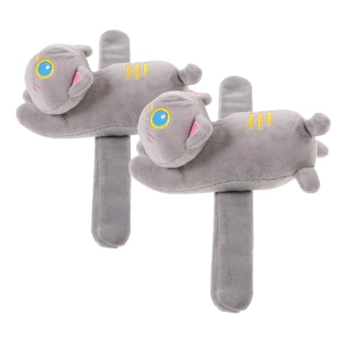 OFFIGAM 2 Stück Katzen Slap Armbänder Tierische Handgelenkspielzeuge für Sicher und Langlebig Partys und von OFFIGAM
